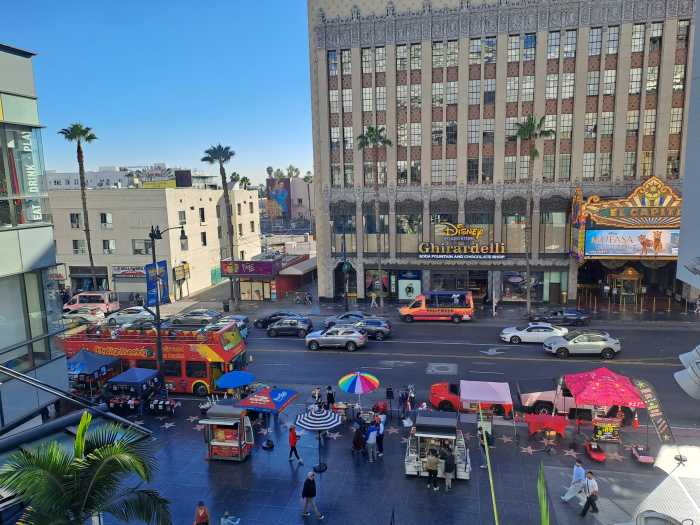 Los Angeles kosher vacation - Hollywood Blvd.