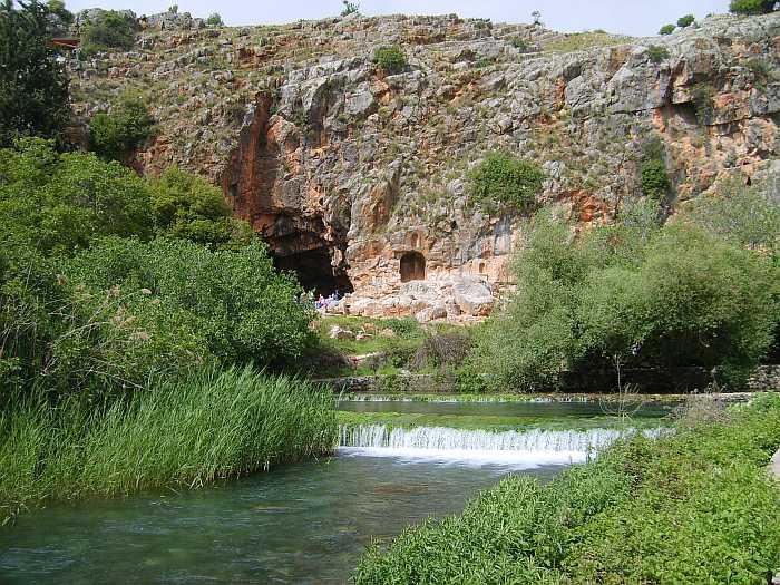 The banias in northern Israel.