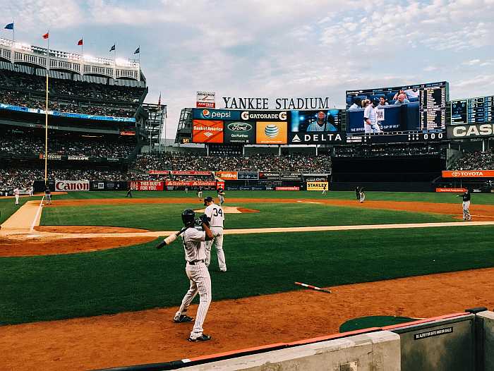 Kosher food at MLB stadiums - Yankee Stadium in NY.