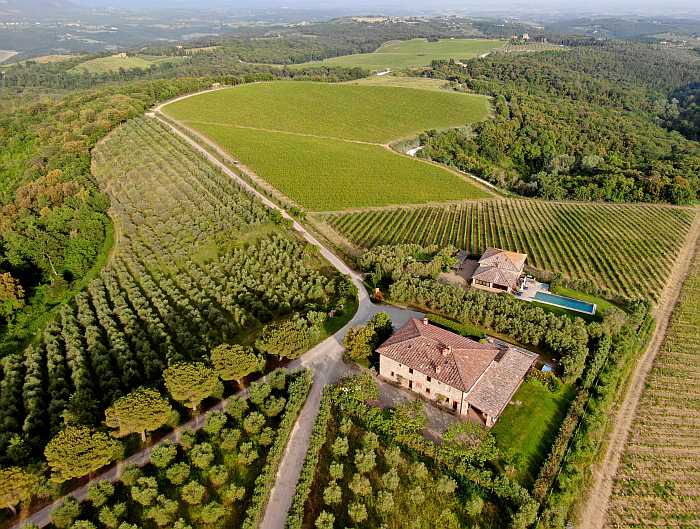 Terra di Seta in Tuscany, Italy..