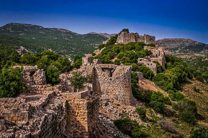 Nimrod's fortress in northern Israel.