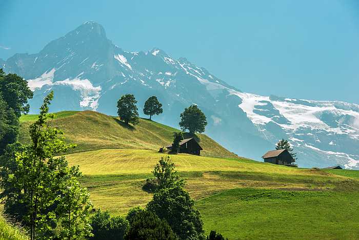 Swiss landscape - kosher vacation in Switzerland