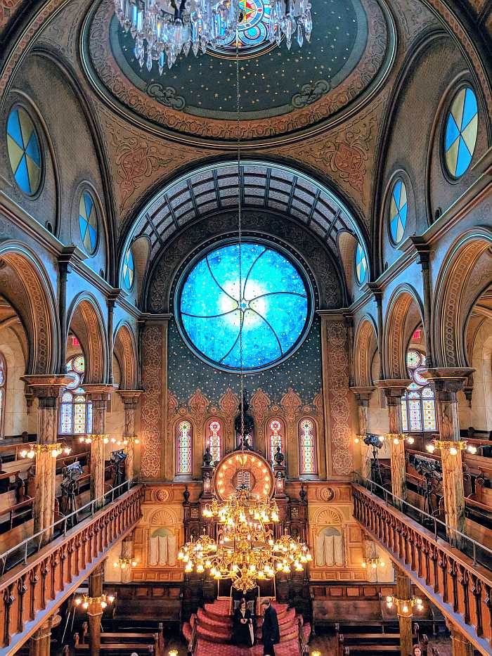 Museum at Eldridge Street Synagogue in NYC.